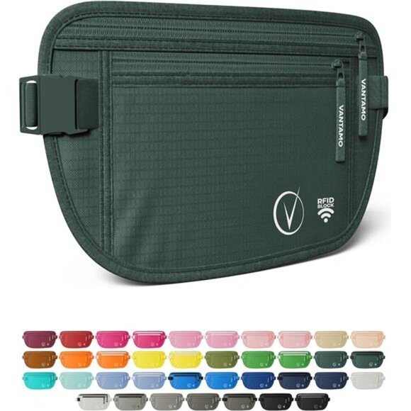 Slim Under Clothes Hidden Wallet Holder Bag - Picture 1 of 6